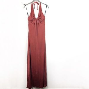 [Vintage] Carol Anderson Halter Maxi Dress Sz 9/10